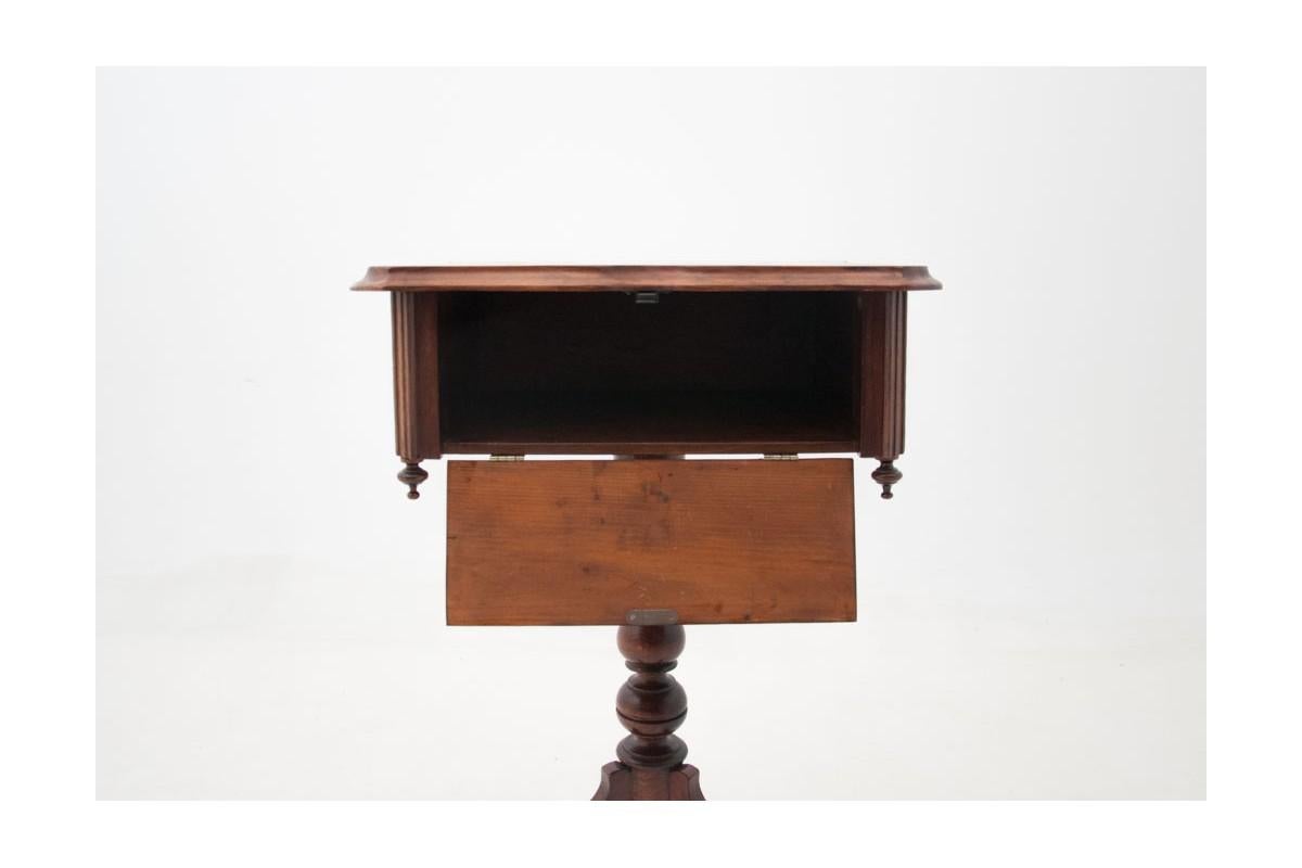 Swedish Walnut Thread Table from Around 1900 For Sale