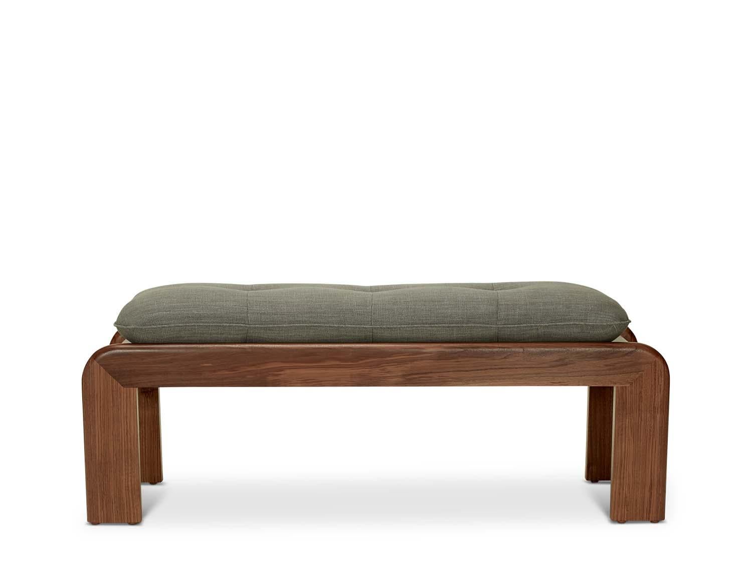 The Topa bench features a handcrafted roundover frame and secured tufted cushion.

The Lawson-Fenning Collection is designed and handmade in Los Angeles, California. Reach out to discover what options are currently in stock.
