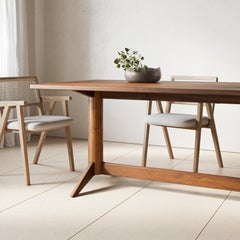 Walnut Trestle Table