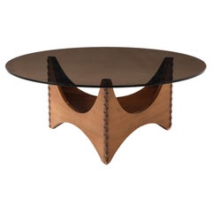 Walnut Trilobed Cocktail Table, France 1950's