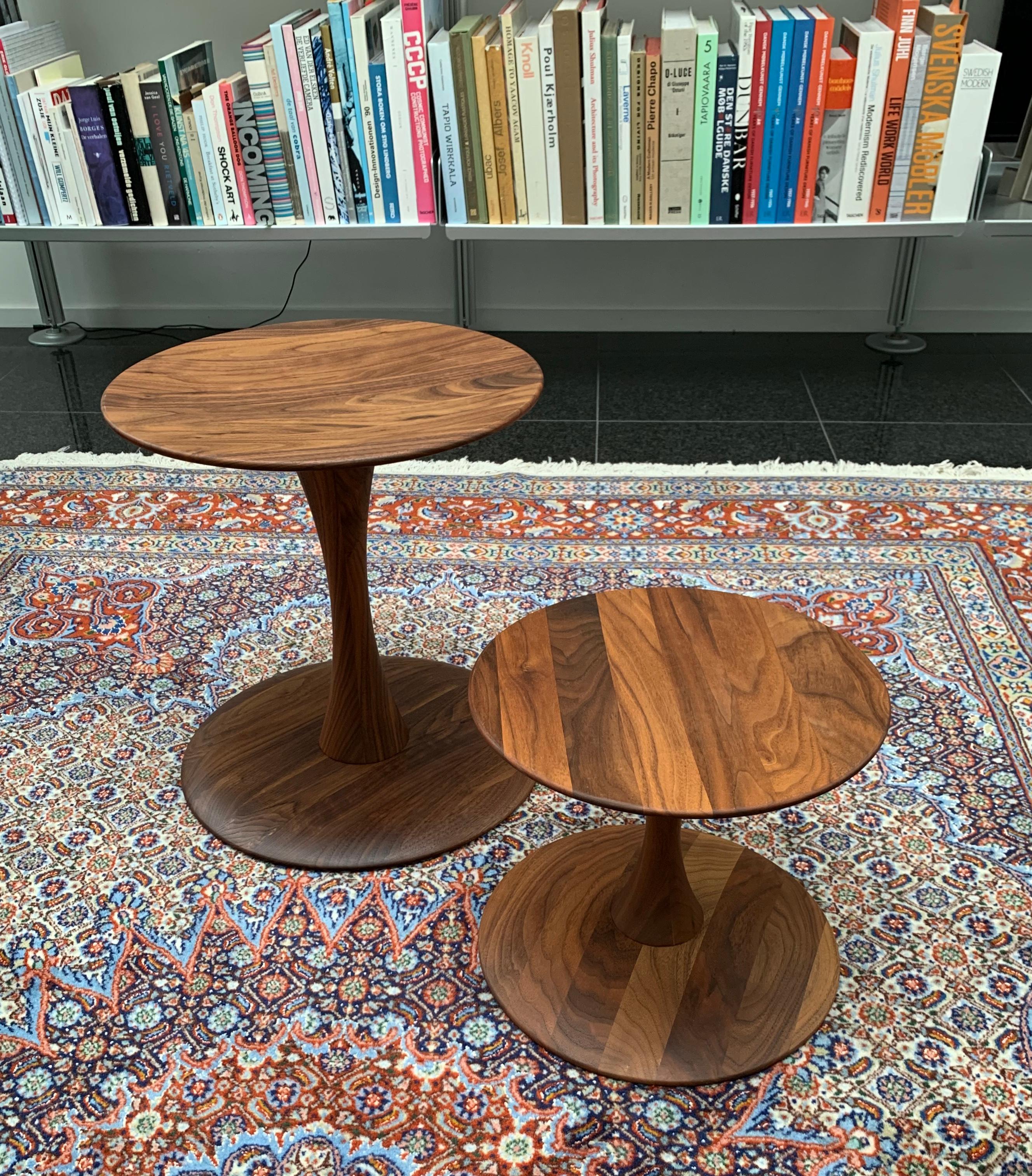 Walnut Side Table & stool by Nanna Ditzel 2