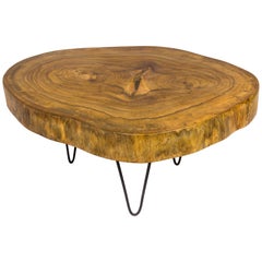 Walnut Trunk Coffee Table, circa 2000, France
