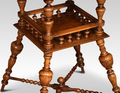 Walnut Two Tier Occasional Table