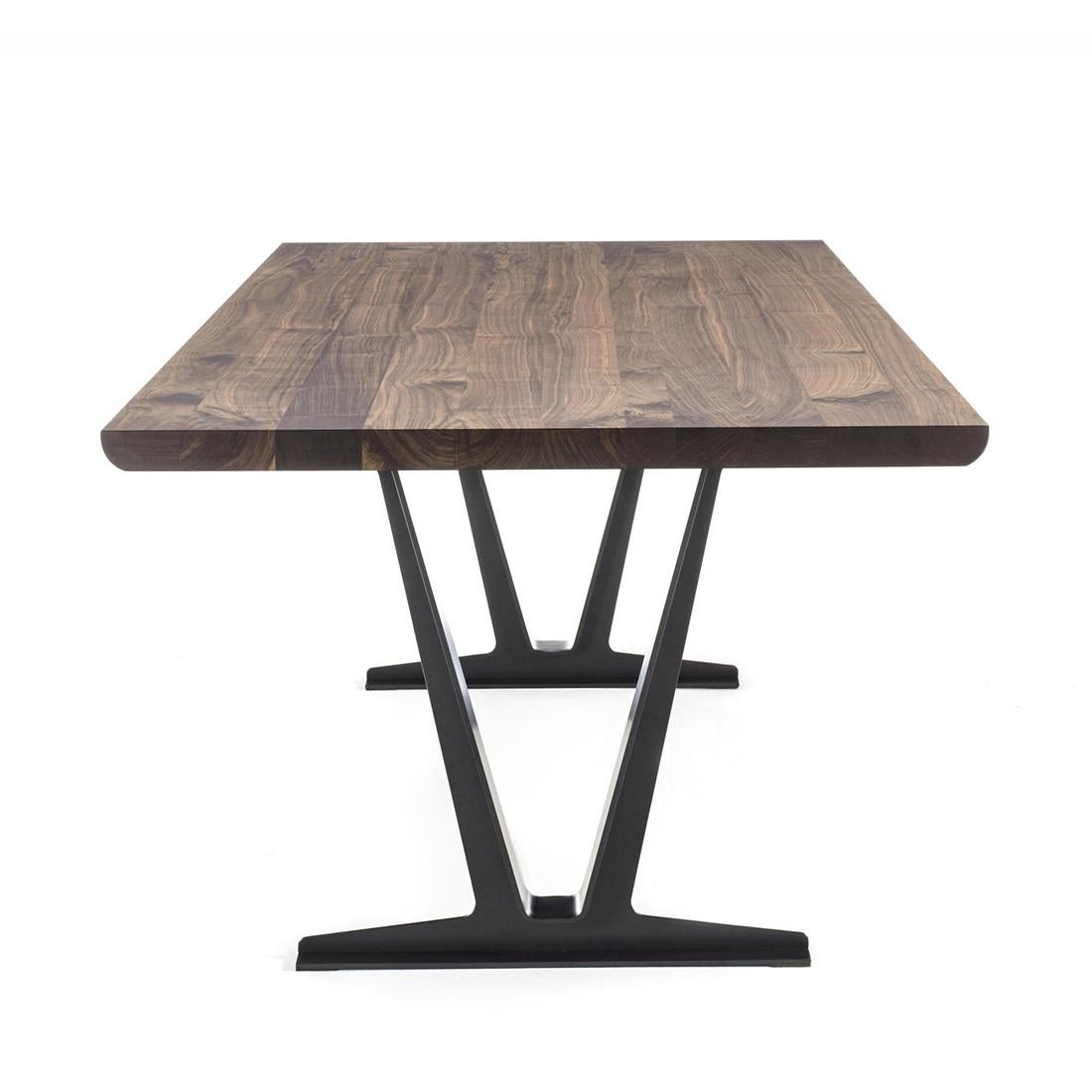 v shaped dining table