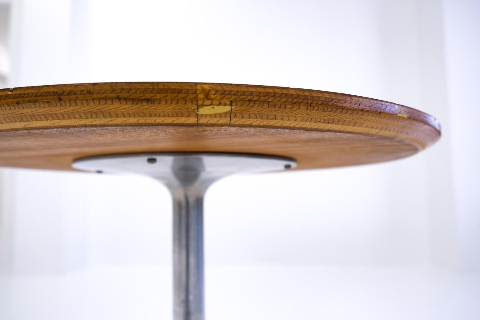 Walnut veneer Pedestal Occ. Coffee Table No 5452, George Nelson, Herman Miller For Sale 5