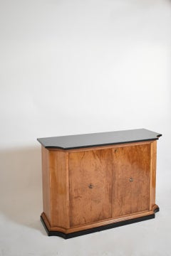 Walnut veneer sideboard, 1940s