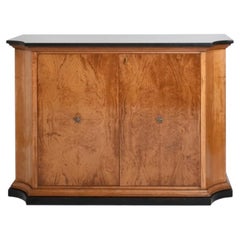 Walnut veneer sideboard, 1940s