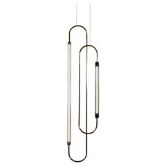 Walnut Vertical Link Pendant by Hollis & Morris