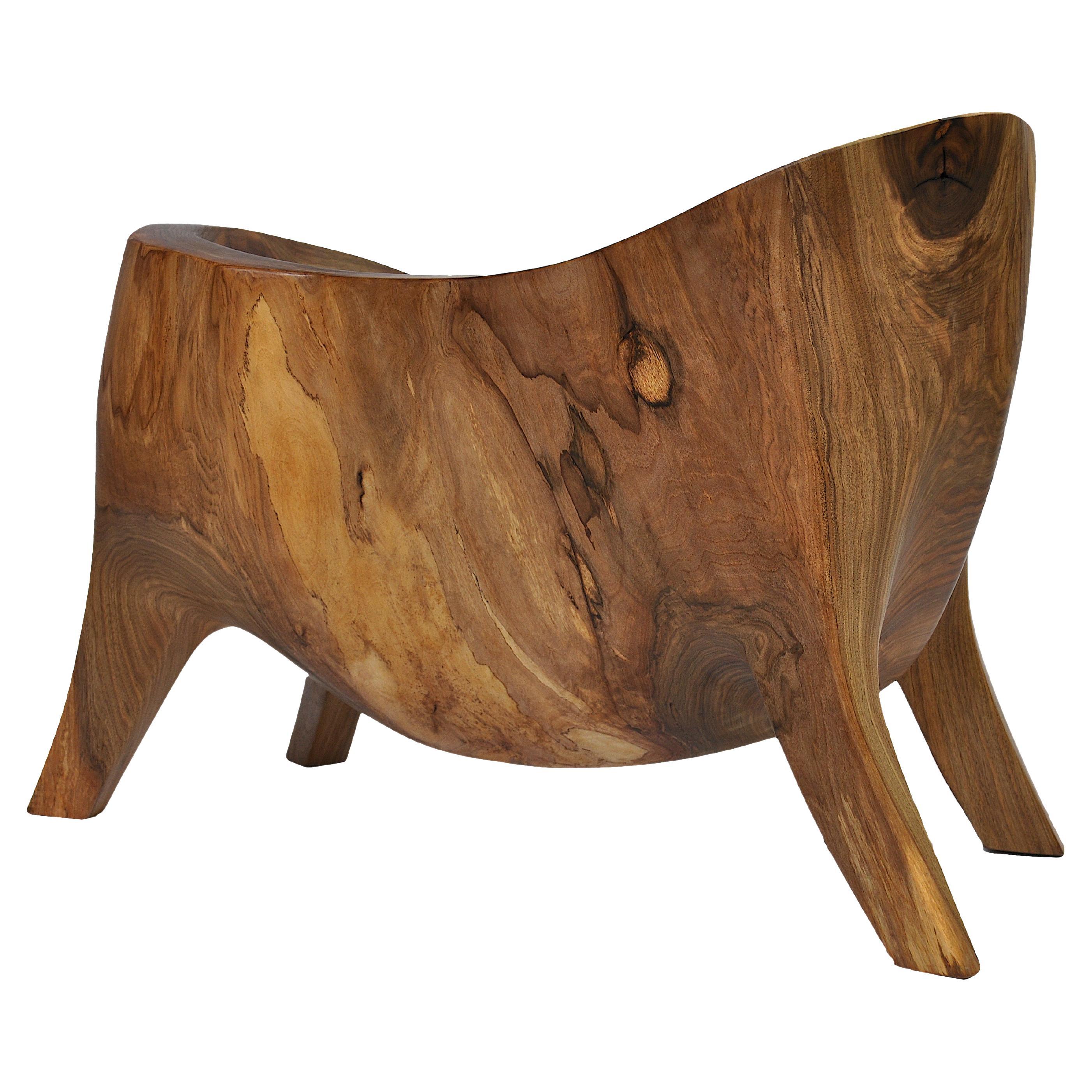 Walnut Vessel 1456 by Jörg Pietschmann