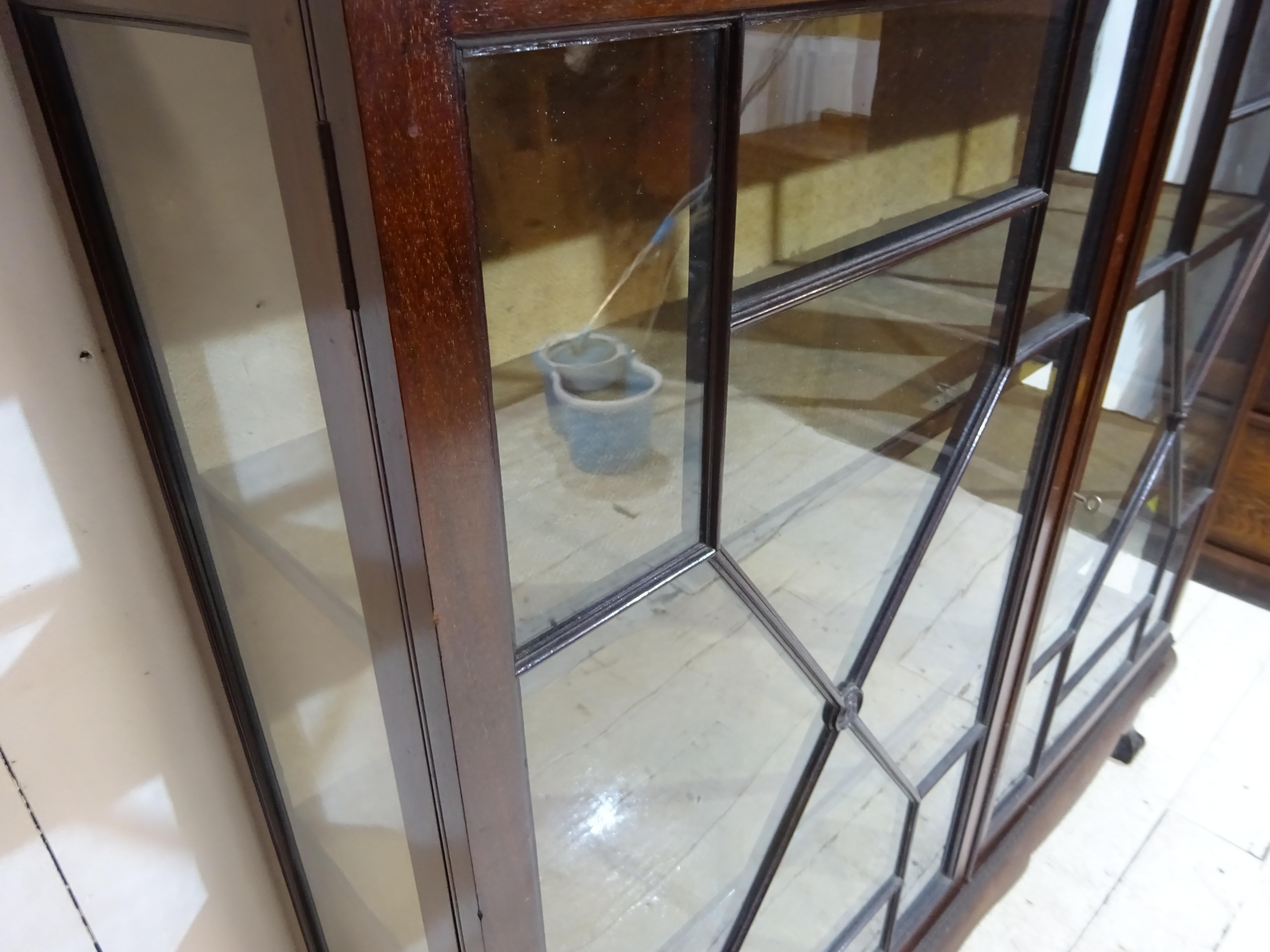 Walnut Victorian Drinks Display Cabinet For Sale 3