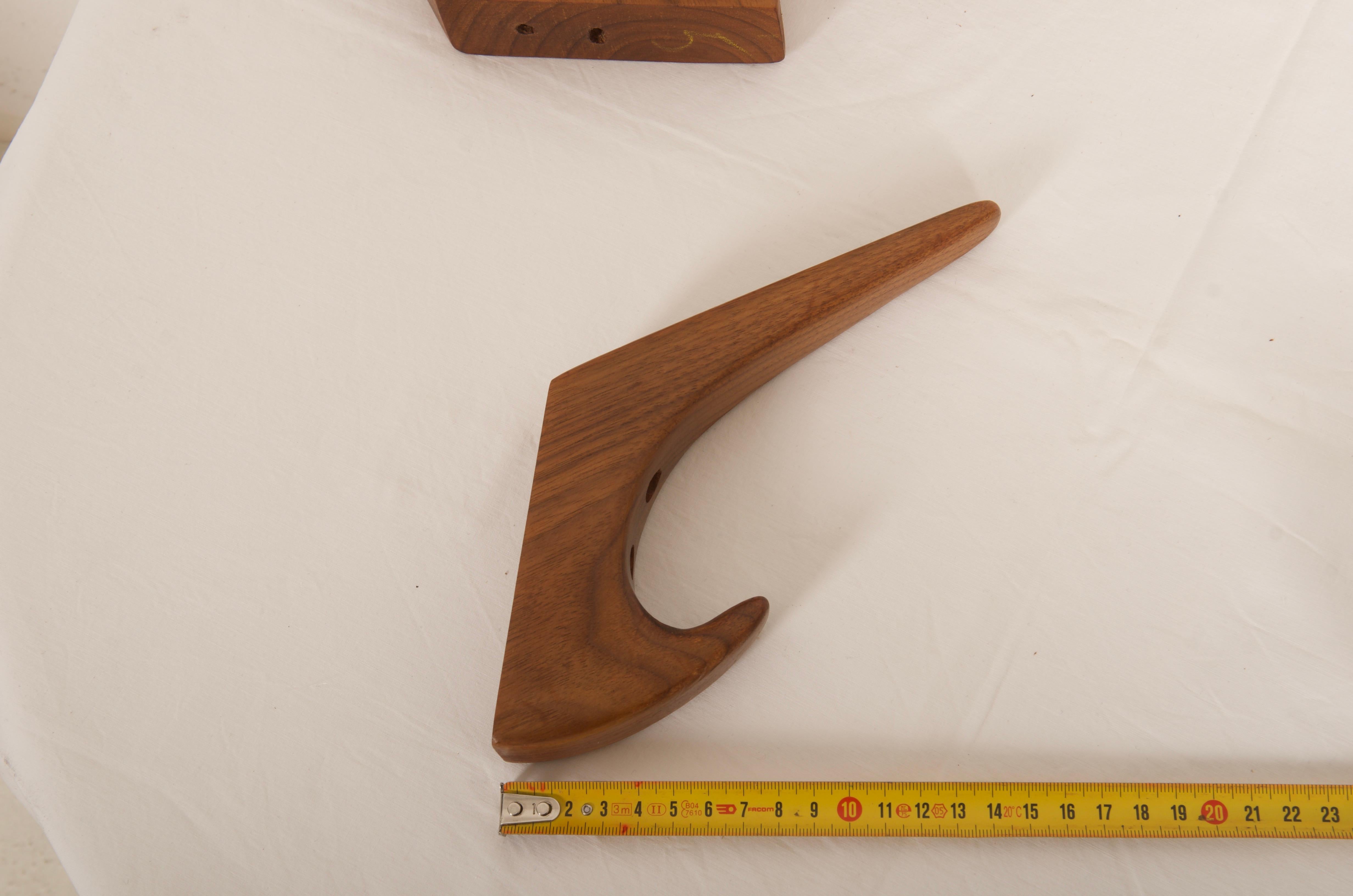 Walnut Wall Hooks by Hagenauer Wien 12