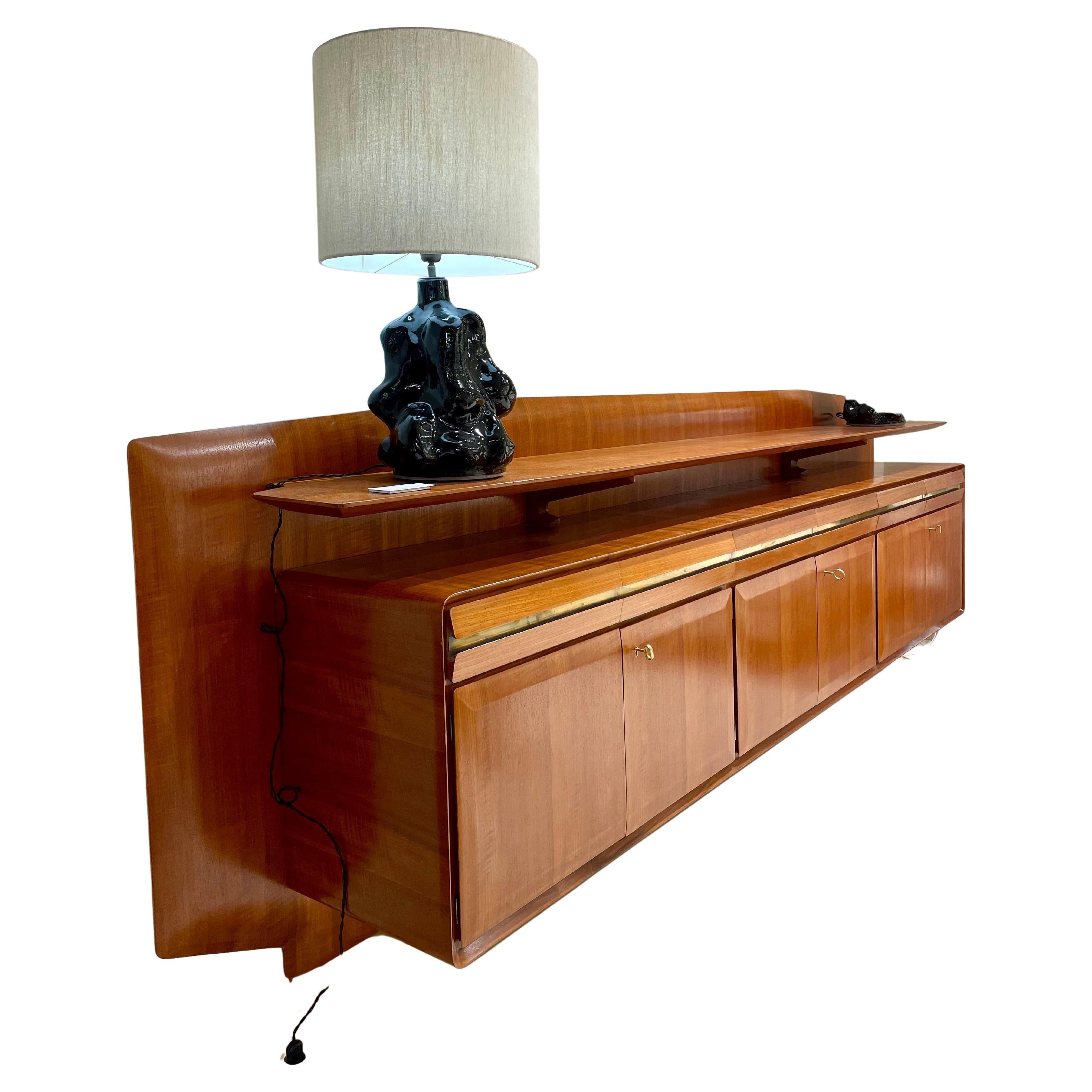 buffet mural en noyer en vente