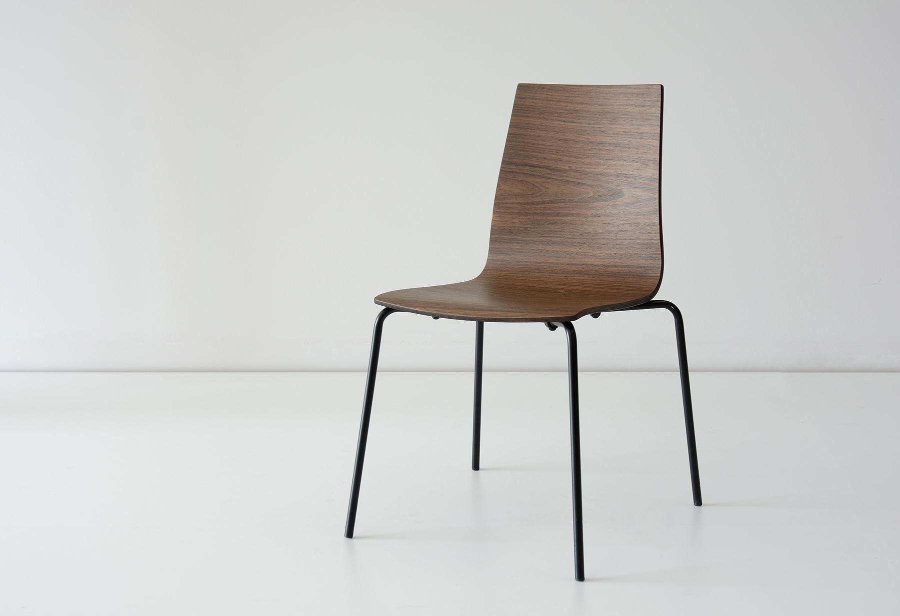 Walnut Wallace chair by Hollis & Morris
Dimensions: 19