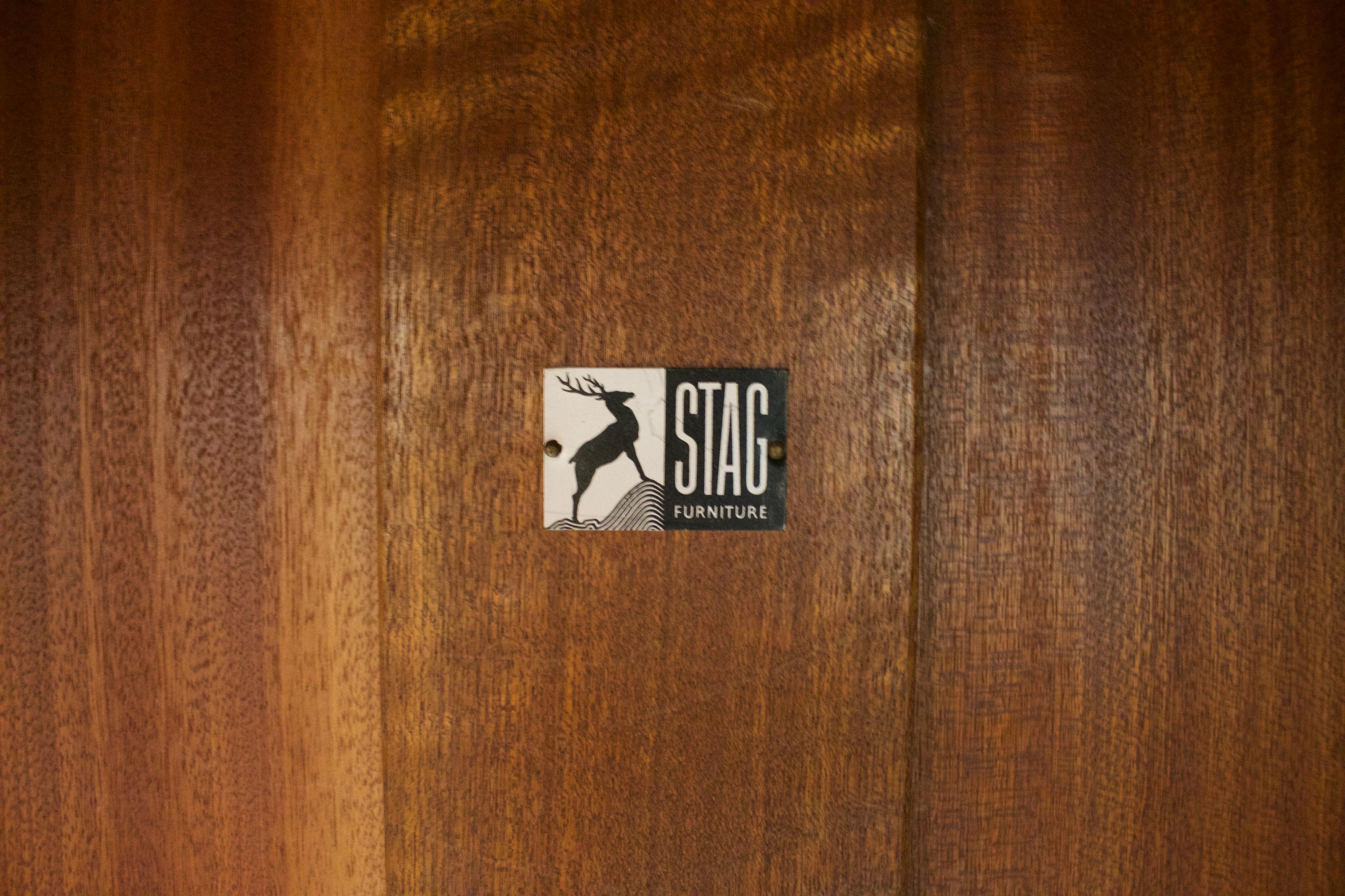 Walnut Wardrobe by John & Sylvia Reid for Stag, 1950s In Good Condition In South Shields, Tyne and Wear