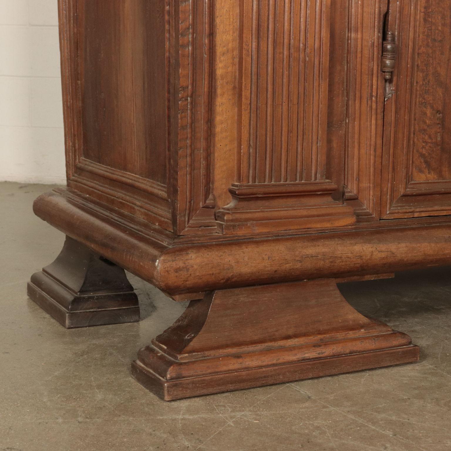 Walnut Wardrobe, Italy, 17th Century 8