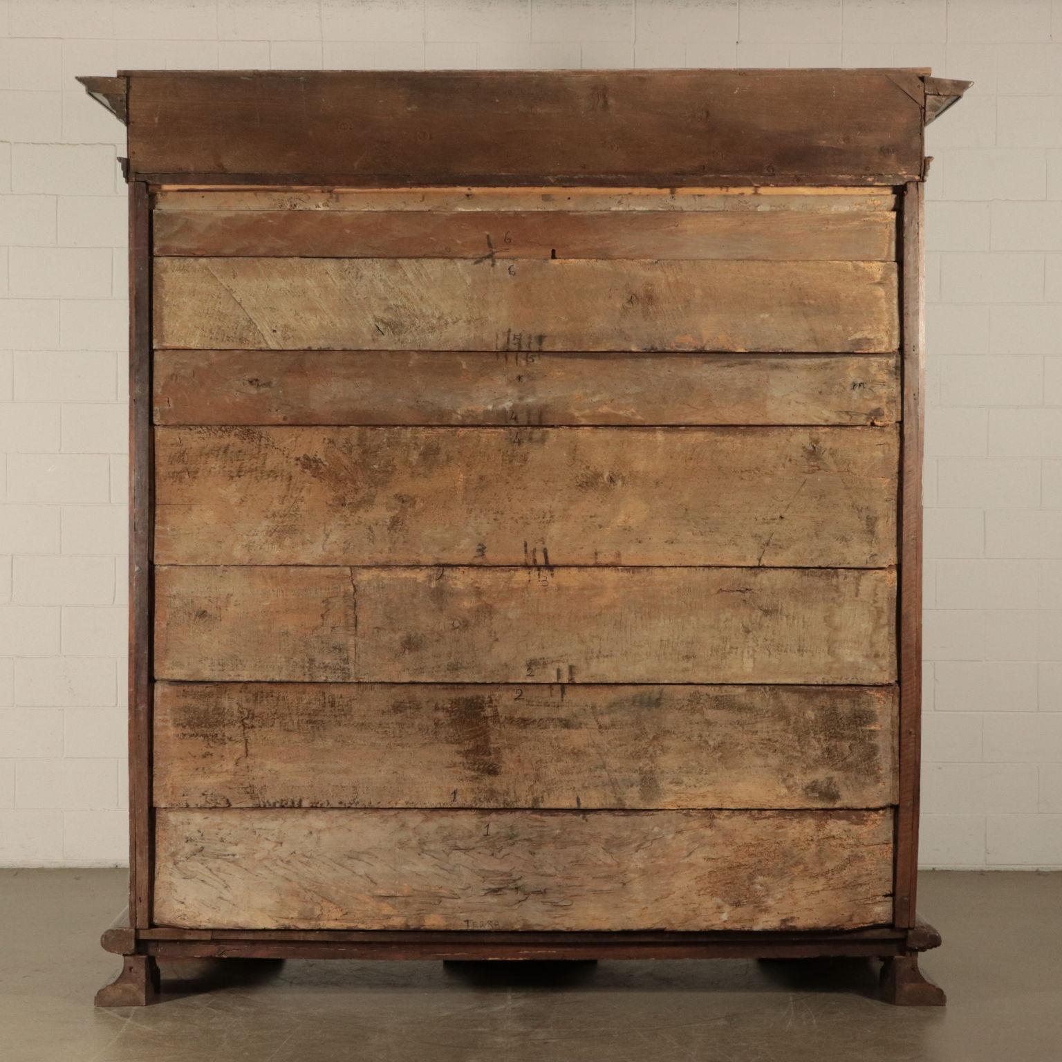 Walnut Wardrobe, Italy, 17th Century 10