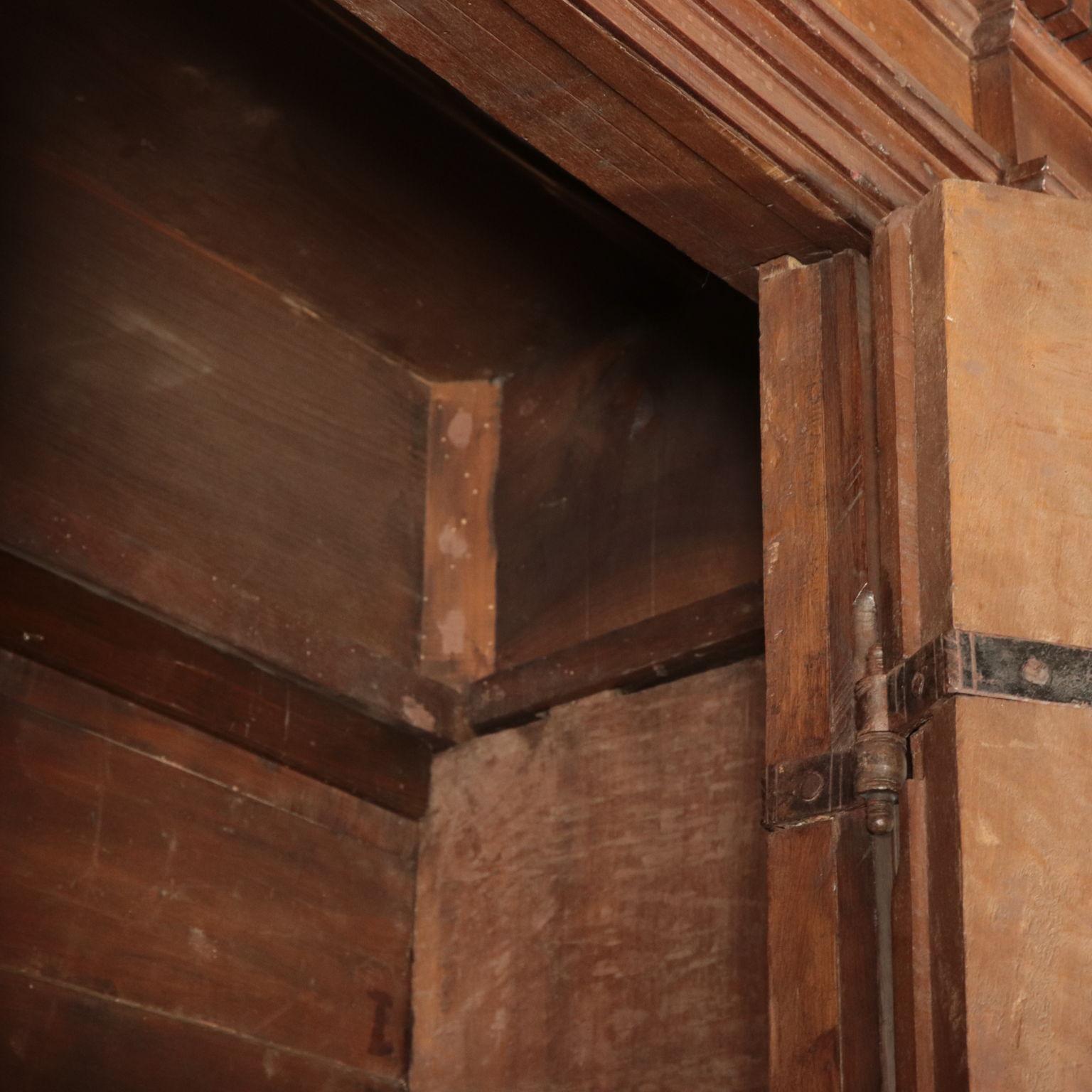 Walnut Wardrobe, Italy, 17th Century 2