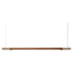 Walnut Wide Bennington Pendant by Hollis & Morris