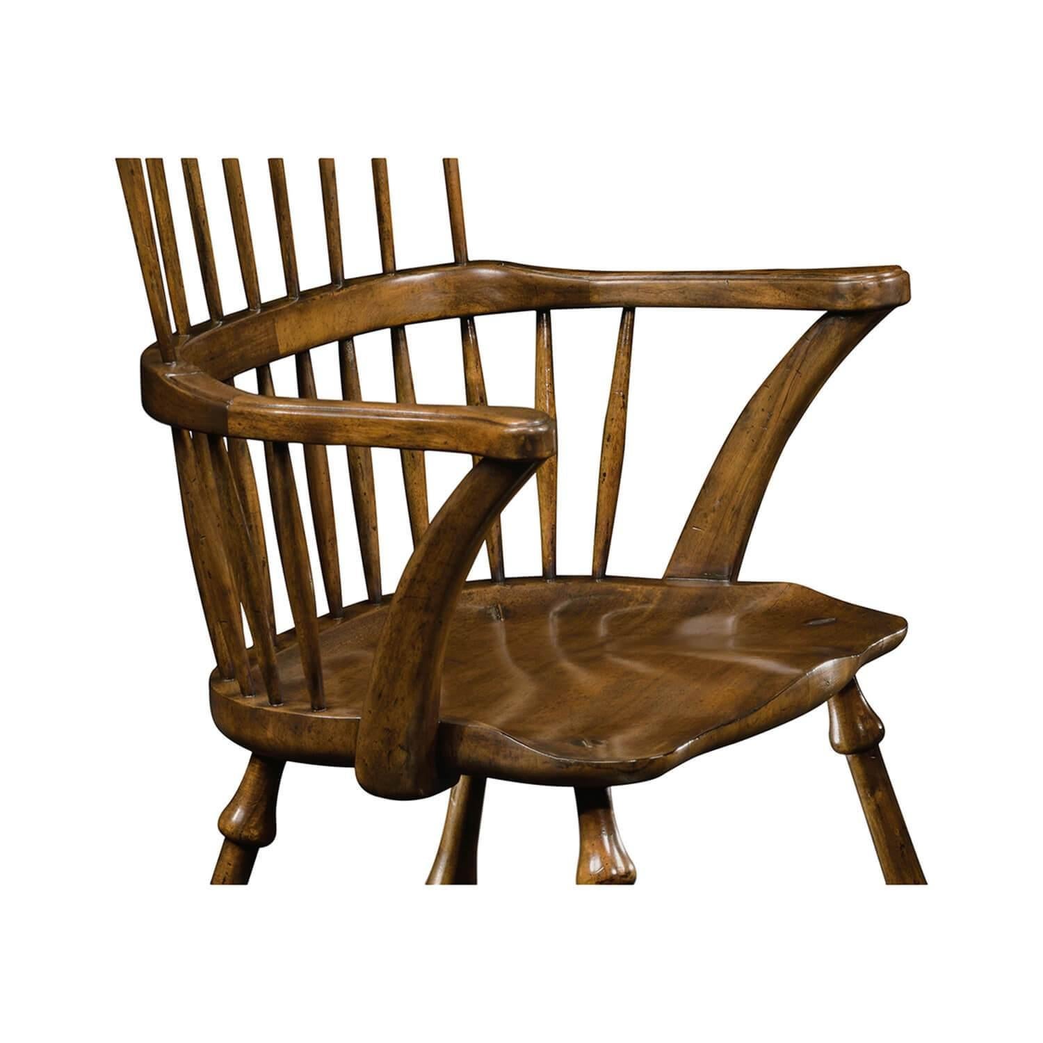 Country Walnut Windsor Chair