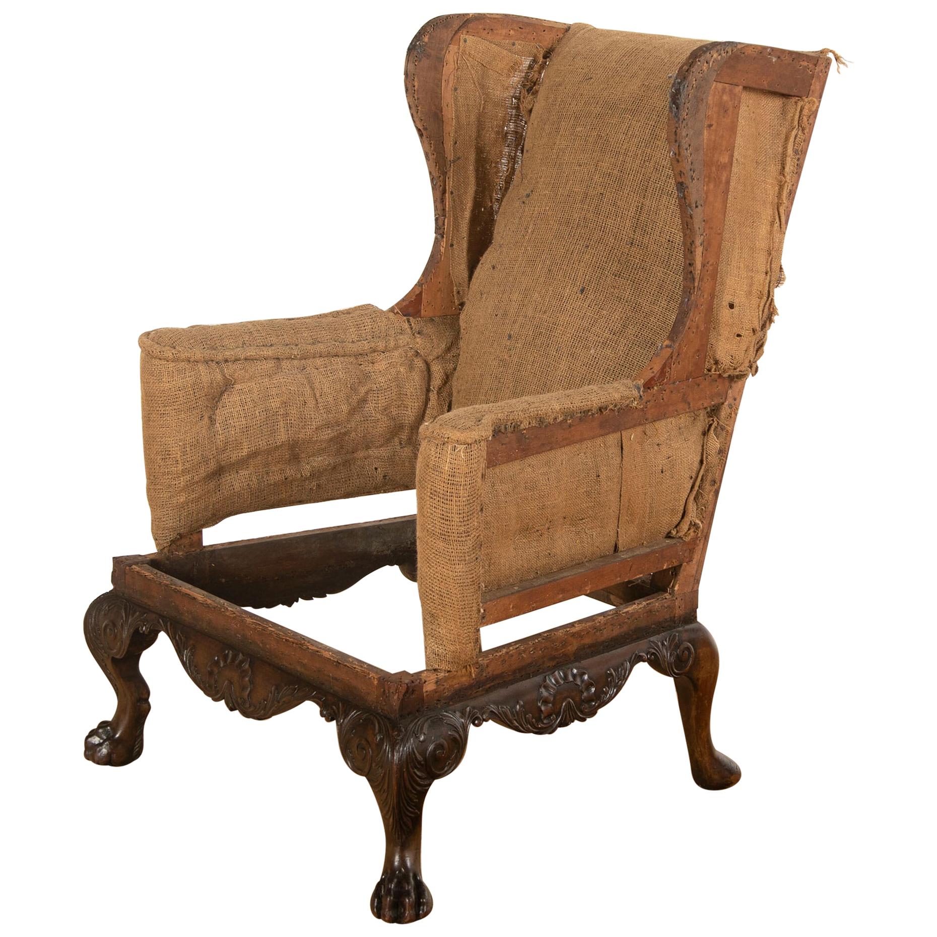 Walnut Wingback Gainsborough Armchair