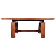 Walnut Wood Dining Table/Desk by Silvio Coppola for Bernini, 1960s