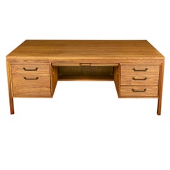 Walnut Wood Executive Desk, 1960s