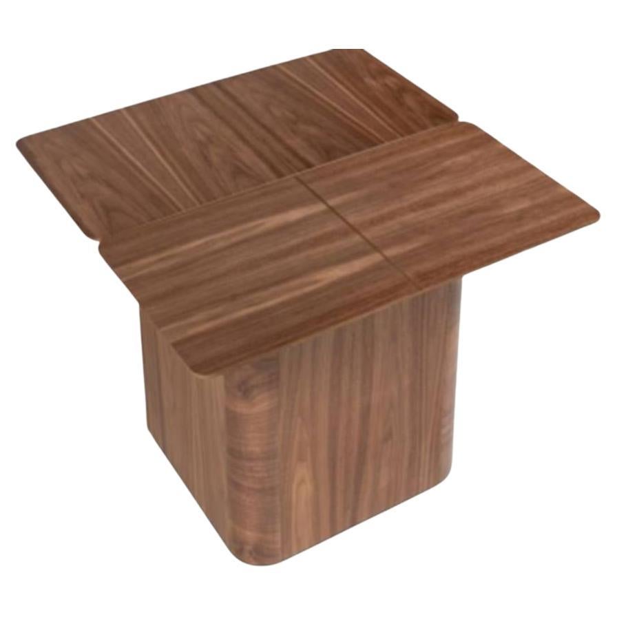 Walnut Wood Pixel Side Table