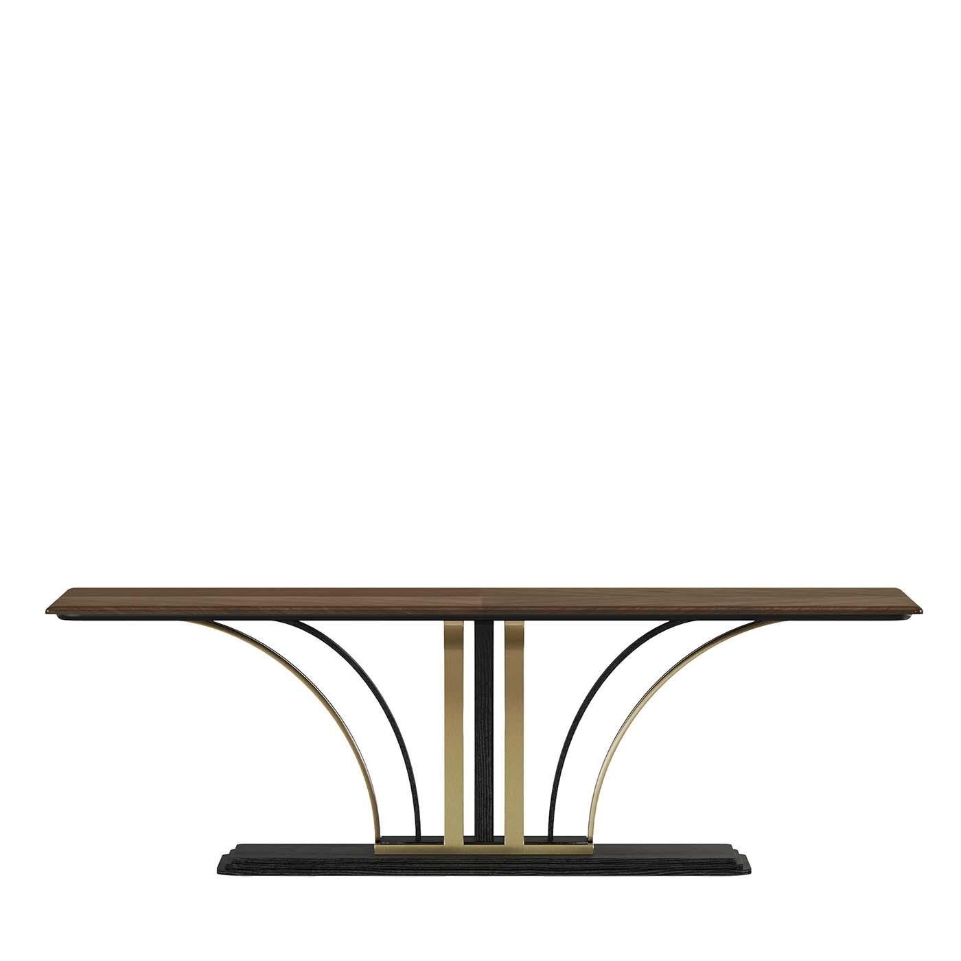 walnut rectangular dining table