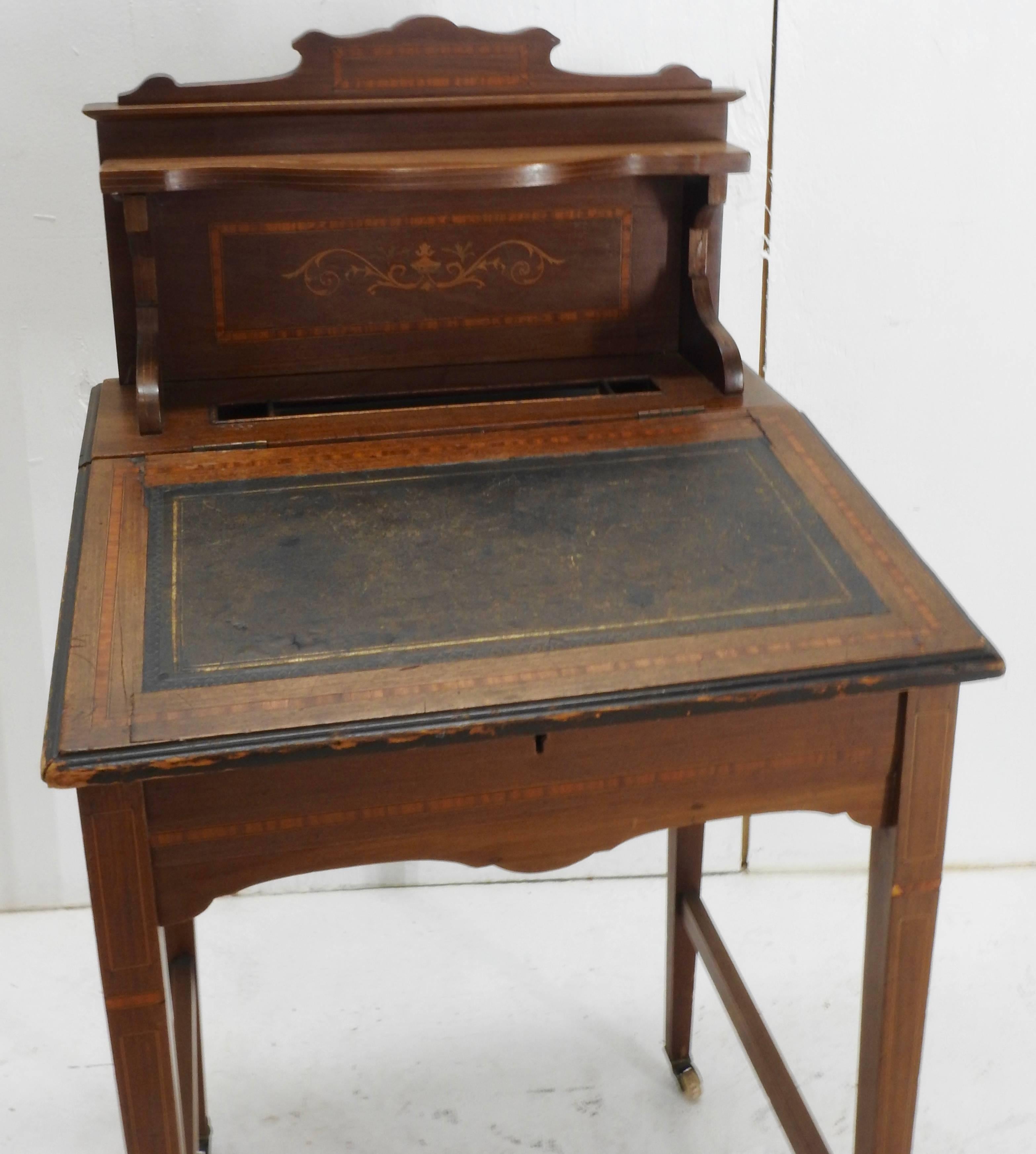 antique lift top desk
