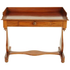 Antique Writing Table, Antique Desk, Hall Table, Walnut, Scotland, 1875, B1600