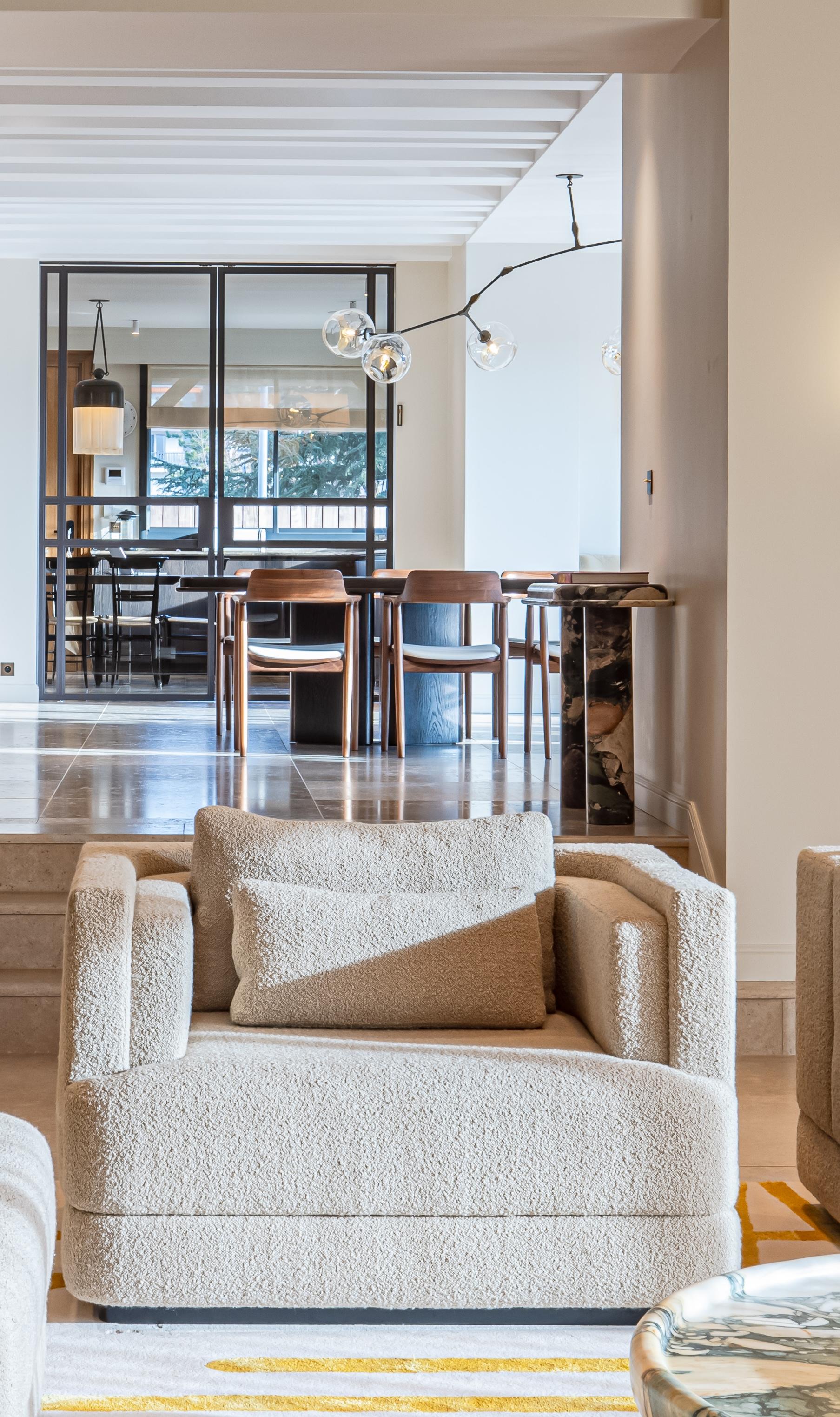 XXI secolo e contemporaneo Walnut Yvy Armchair by KY ARCHITECTURE in vendita