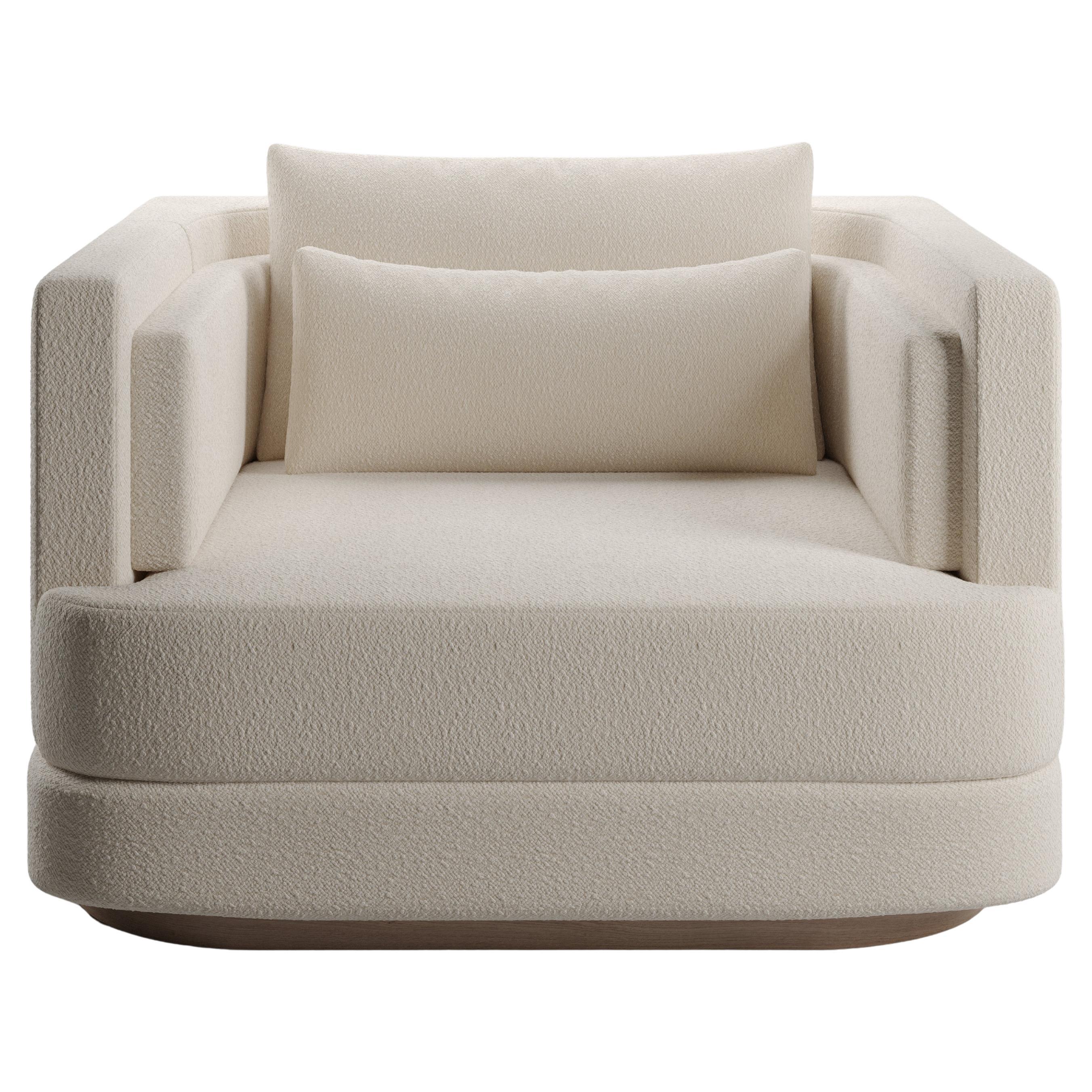 Walnut Yvy Armchair by KY ARCHITECTURE