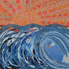 Surfer dans la « Cathédrale bleue » : peinture figurative contemporaine