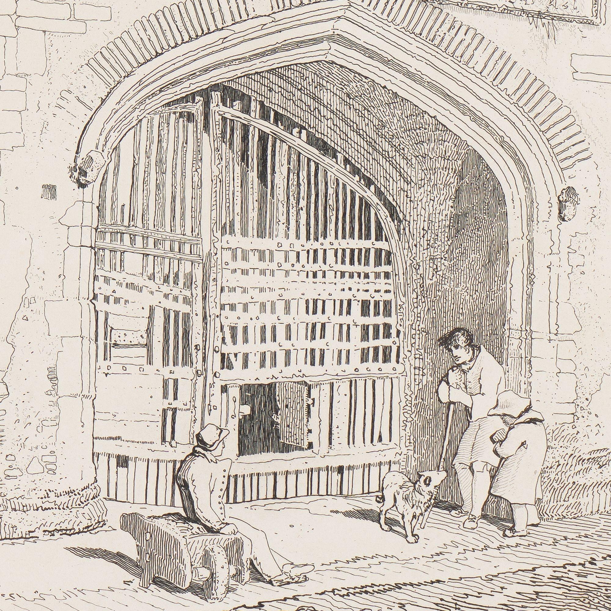 Walsingham Abbey Gate von John Sell Cotman, 1812 im Angebot 2