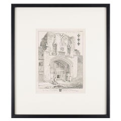 Walsingham Abbey Gate von John Sell Cotman, 1812