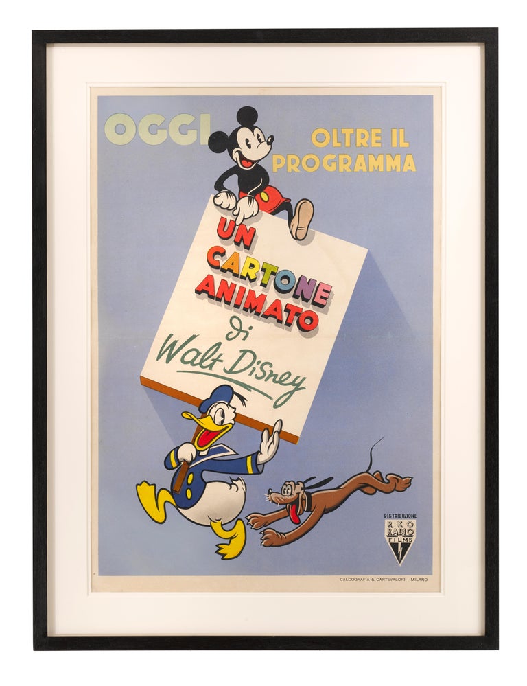 Walt Disney Animation Un Cartone Animato For Sale At 1stdibs