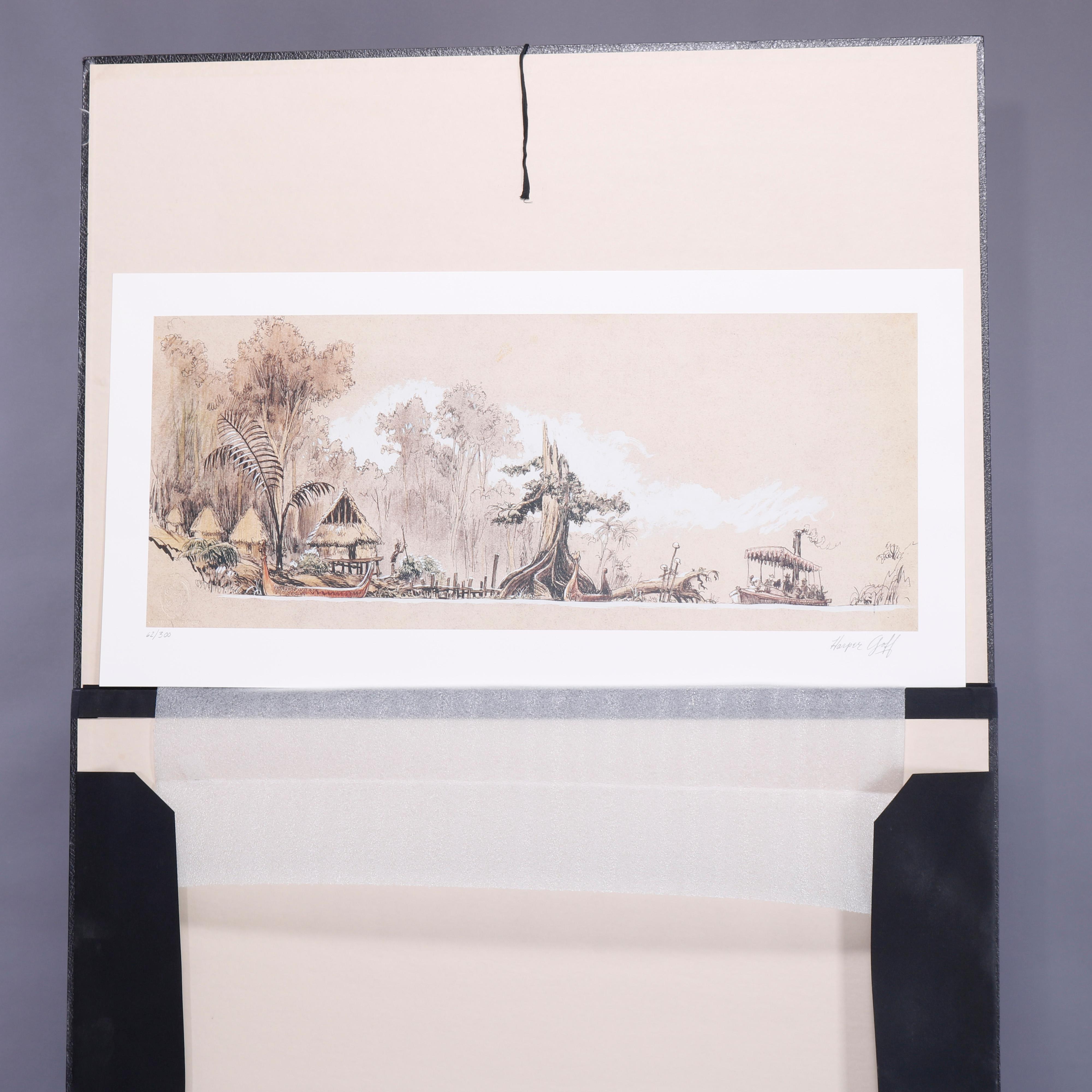 A Disney Gallery limited edition lithograph of Harper Goff 