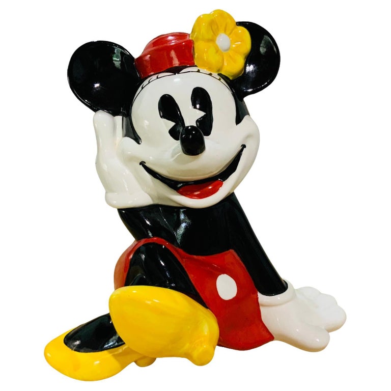 Walt Disney, Minnie Mouse Cookie Jar For Sale at 1stDibs | mickey 