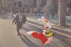 Walt Disney Who Framed Roger Rabbit? Production Cel Roger Rabbit & Eddie Valiant