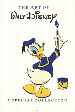 1988 Walt Disney 'The Art of Walt Disney' White, Yellow, Blue, Orange, Black & White