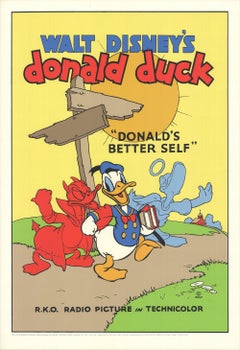 Walt Disney 'Donald's Better Self'- Serigraph