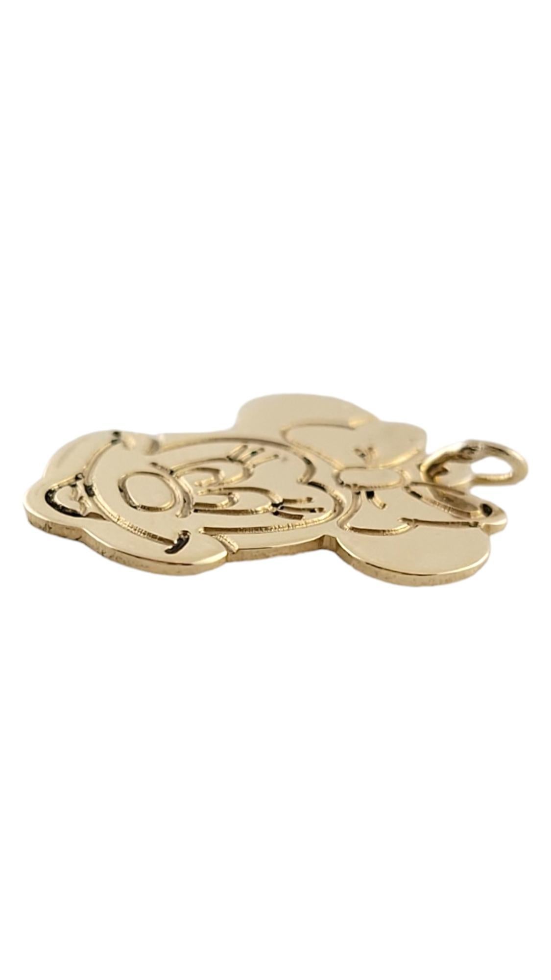 14K Yellow Gold Walt Disney Productions Minnie Mouse Charm

This beautiful Minnie Mouse charm by Walt Disney Productions was meticulously crafted from 14K yellow gold and would make the perfect gift for a Disney fan!

Size: 15.61mm X 14.16mm X