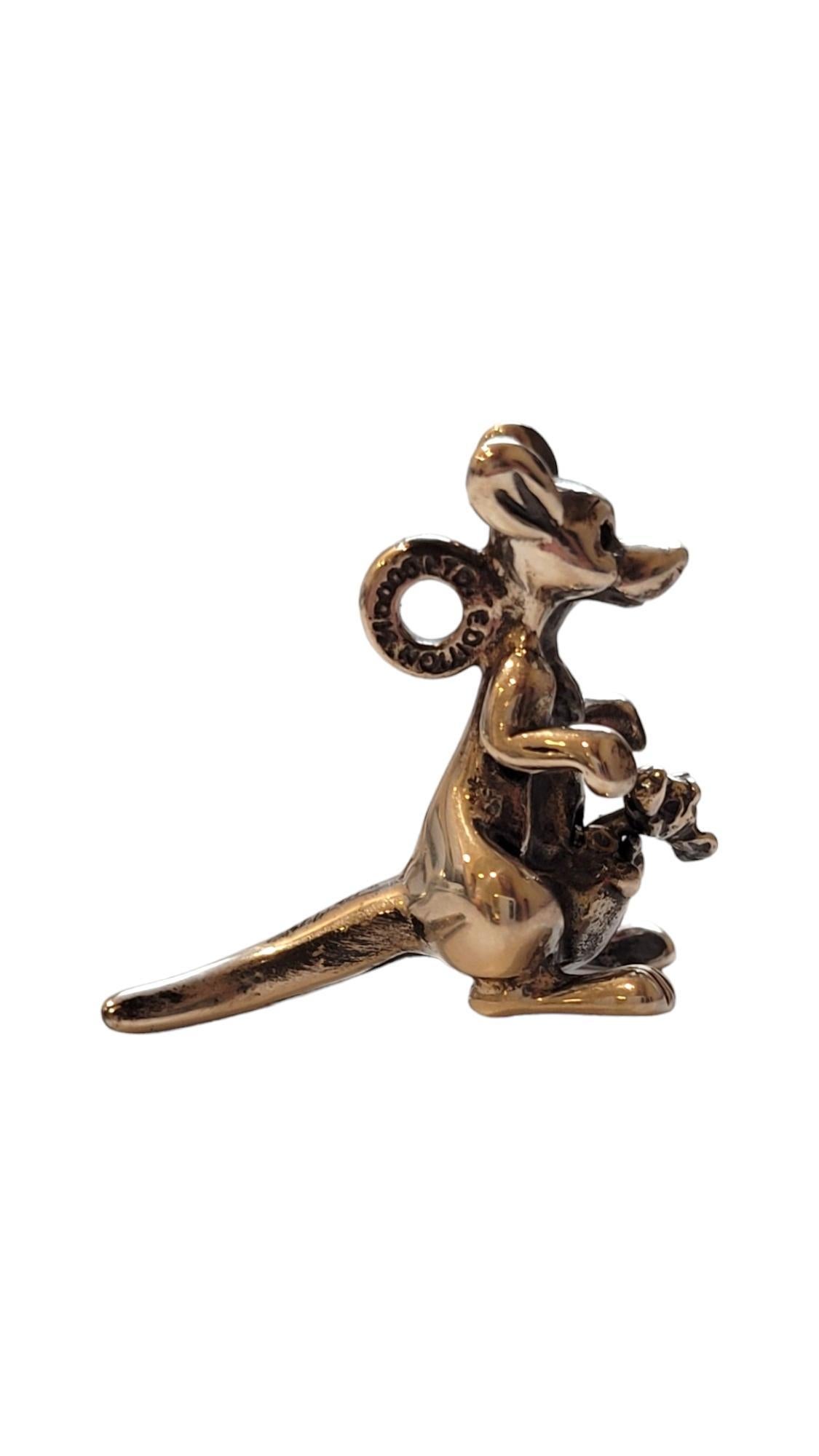 Charm Walt Disney in argento sterling Kanga & Roo #18374 In condizioni buone in vendita a Washington Depot, CT