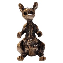 Walt Disney Sterling Silver Kanga & Roo Charm #18374