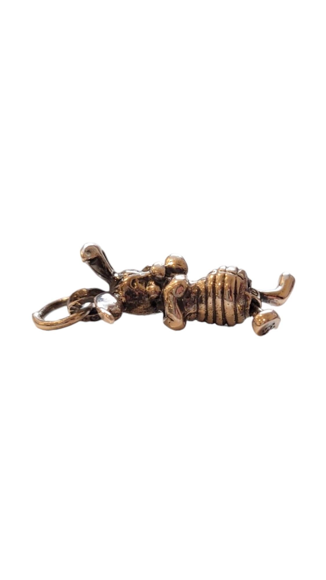 Walt Disney Sterling Silver Piglet Charm #18368 1
