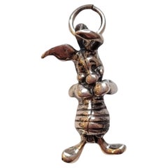 Walt Disney Sterling Silver Piglet Charm #18368