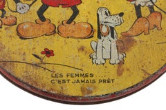 Walt Disney Tin Box with Mickey Mouse, 1930's