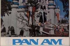 Walt Disney World, Pan Am Vintage Travel Poster, circa 1970s
