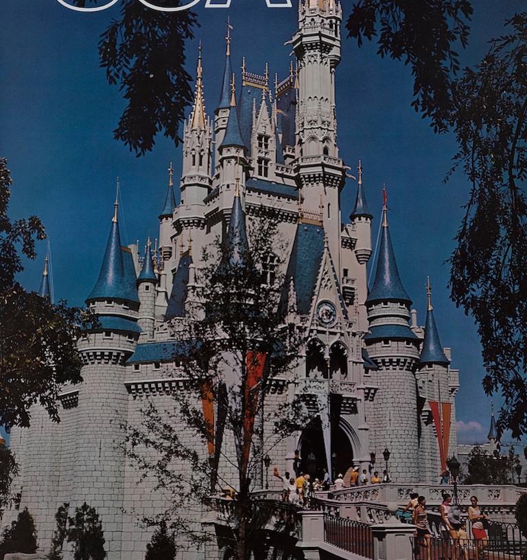 vintage disney world poster