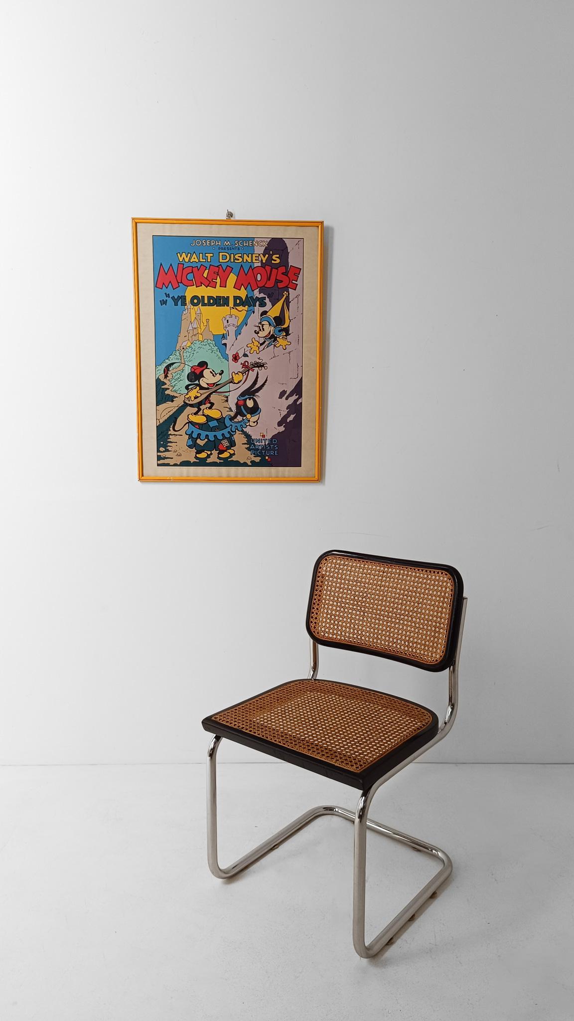We are offering for sale a first-edition nine-color serigraph poster, T9004, celebrating a piece of animation history by reproducing the 1933 movie cartoon poster 